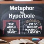 metaphor vs hyperbole