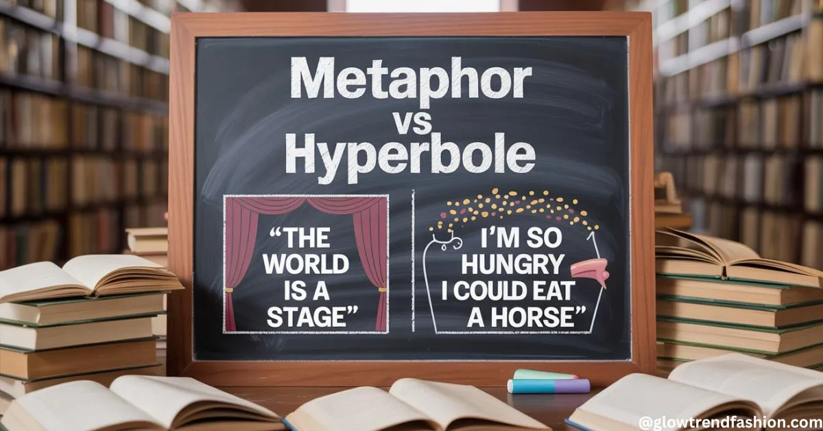metaphor vs hyperbole