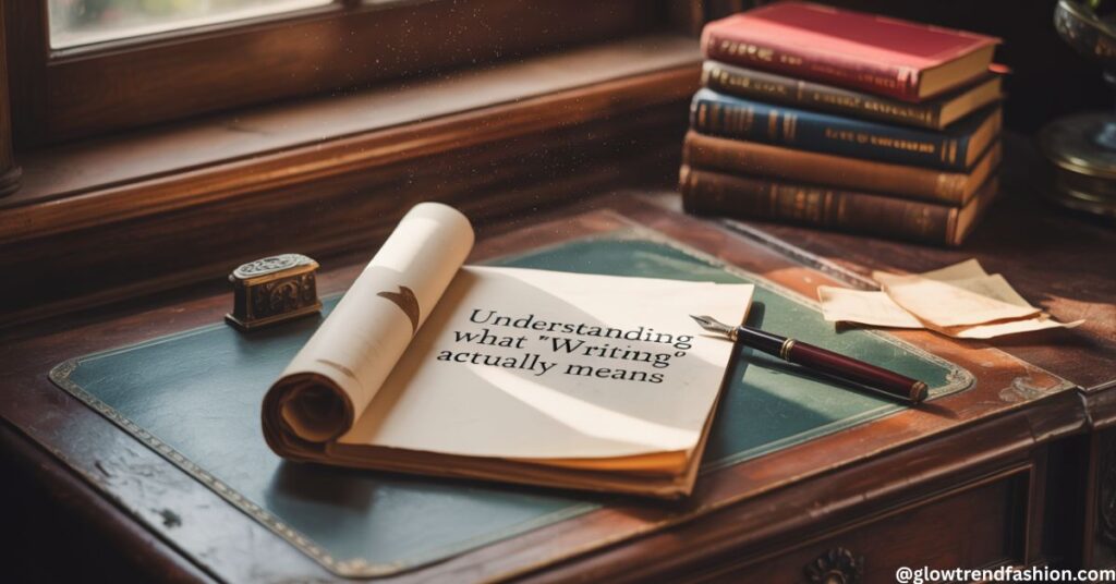 Understanding What "Writing" Actually Means