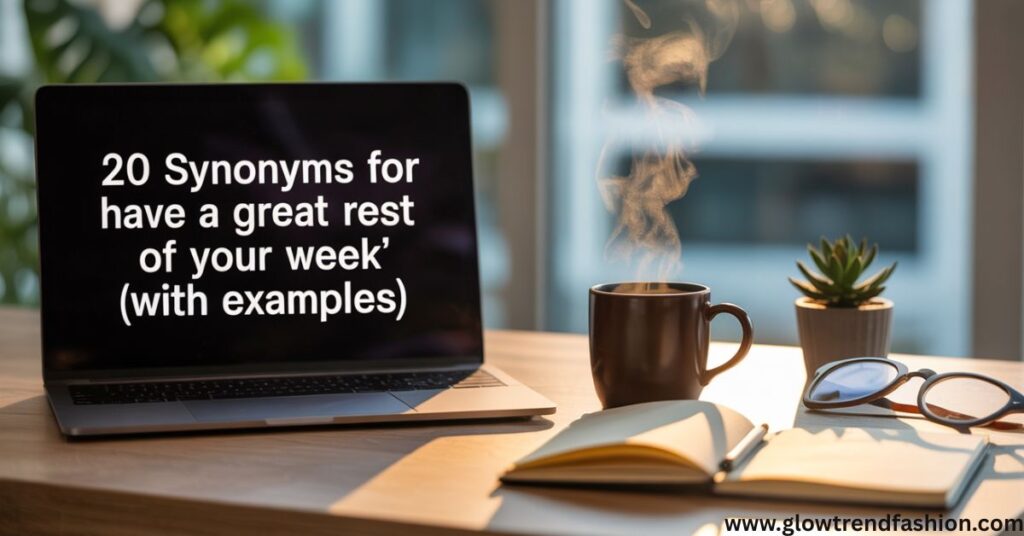 20 Synonyms for "Have a Great Rest of Your Week" (With Examples)