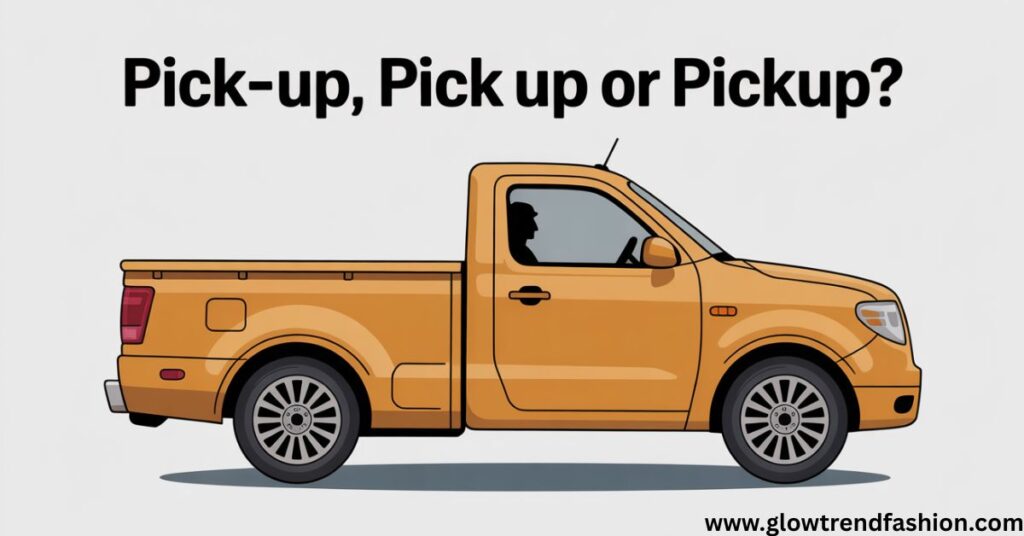 Pick-Up, Pick Up or Pickup: What’s the Correct Usage?